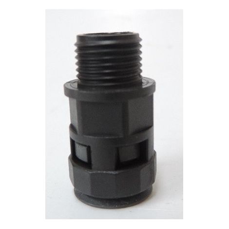 Raccord droit pol. noir NYLOFIX N°9-Pg 9 BLM 311095