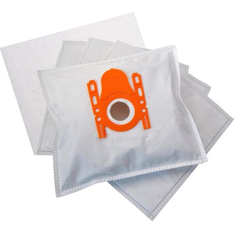 Sac Aspirateur En Tissu Non Tissé - Compatible Bsg7 Bsgl3 126e - Filtration 5 Couches Pour Maison - Lot De 5 Pièces (1/5)