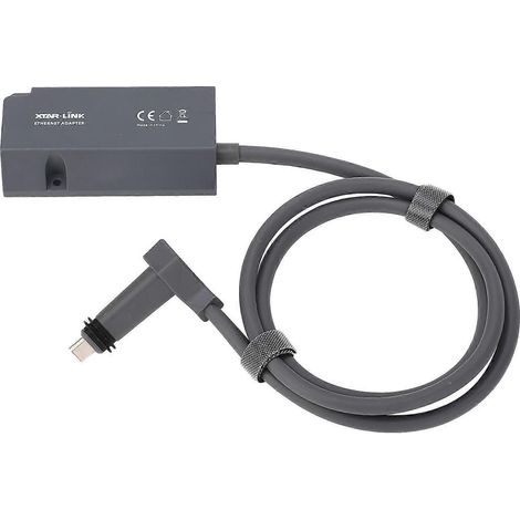 Satelliten-Ethernet-Adapter 1000 Mbit/s High-Speed RJ45 Rechteckiger Satelliten-Internetadapter