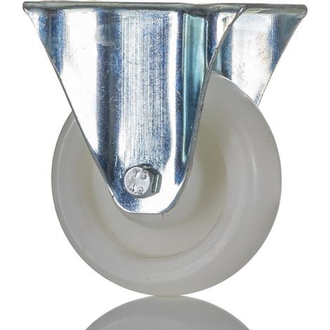 Roulettes industrielles Fixe RS PRO, Diam 75mm, 70kg ( Prix pour 1 )