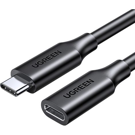 Adattatore prolunga cavo Ugreen da USB-C (maschio) a USB-C (femmina) 100 W, 10 Gb/s, 1 m (1/5)