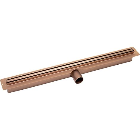 Desagüe lineal de 60 cm, oro rosa (1/2)