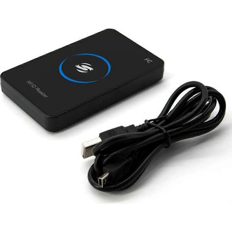 Panneau acrylique, lecteur RFID EM4100 125 kHz 13,56 MHz, capteur de proximité USB, lecteur de cartes pour système de contrôle d'accès, R80D (1/5)