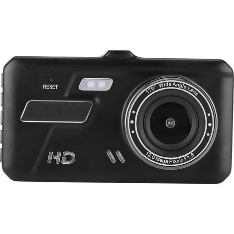 1080P HD Auto-DVR-Kamera, Dual-170°-Objektiv, 3,7 Zoll Aluminiumlegierung, Einbau-Videorekorder (1/5)