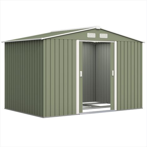 Abri de jardin Abri métallique 5,4 m² avec kit de fondation (1/5)