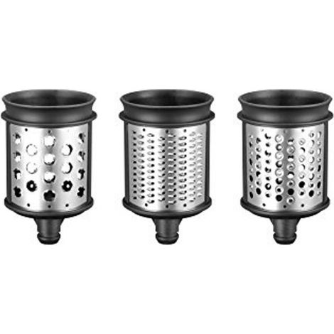 KitchenAid 5KSMEMVSC Raspel & Reibeset Raspel-Reibenpaket, 3er Set, für 5KSMVSA (1/5)
