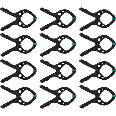 wolfcraft 12 morsetti a molla MINI 30 I 8653000 I Versatile e universale – ideale per lavori di casa, hobby e progetti fai da te (1/2)