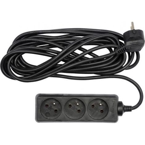 Cable de extensión Vorel negro U.3g3.0m /hogar