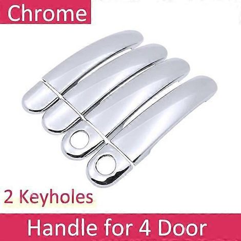 Pour Seat Toledo 1M MK2 19992004 2000 2001 2002 : autocollants décoratifs, poignées de porte chromées, peinture, accessoires auto (4 portes, 2 trous de serrure). (1/5)