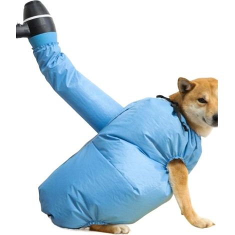 Tragbarer Haustiertrockner für die Badezeit, schnelltrocknender Haustierpflegesack aus silberbeschichtetem Oxford-Gewebe (Größe M (10-10 kg)) (1/5)