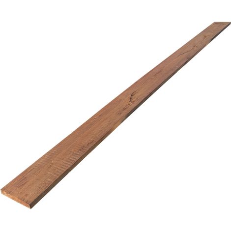 Lot de 3 Planches Rabotées Sapin Traité marron, L.240 x l.14,5 cm x Ep.18 mm (1/5)