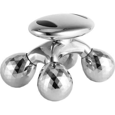 Rouleau de massage amincissant 3D argenté pour un corps fin, liftant et raffermissant, outil de relaxation (202) (1/5)
