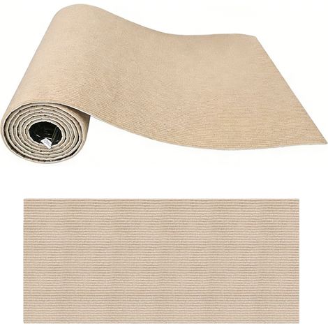 Tapis Grattoir Pour Chats - Auto-Adhésif - Protection Antigriffes Pour Meubles Et Murs - Découpable - Khaki - 100x40 cm - 2 Pièces (1/5)