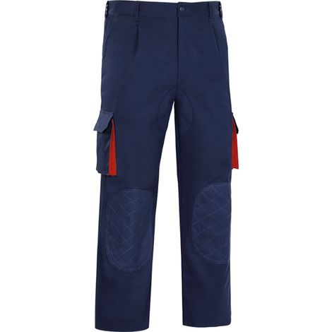Pantalon Cargo Tergal Vesin PRGM33AM Azul Marino - Rojo58Azul Marino - Rojo 58