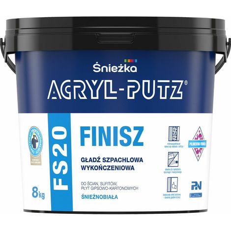 Masilla acr铆lica lista para acabado FS20 8KG (1/2)