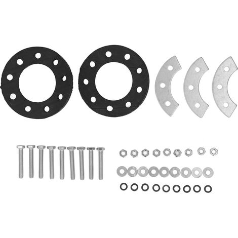 Kit de patins en caoutchouc pour montage de pignon arrière, 9 trous, pour vélo motorisé 48cc, 66cc, 70cc, 80cc, 2 temps. (1/4)