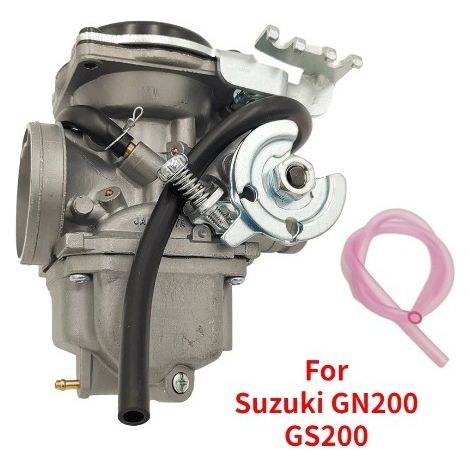 Carburateur moto compatible GS GN 200 QM200GY GY200, adapté moteurs 200cc et 250cc, pièce de rechange fiable pour l’entretien deux-roues. (1/5)