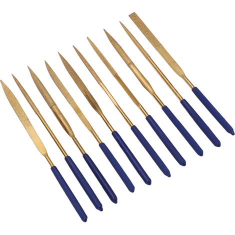 Lot de 10 Limes Diamantées Aiguilles, Lames Durcies Antirouille, Résistantes à la Corrosion, Kit de Précision pour Efficacité Améliorée (1/5)