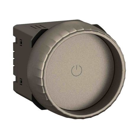 Interruptor Legrand céliane potencia 200W acabado titanio