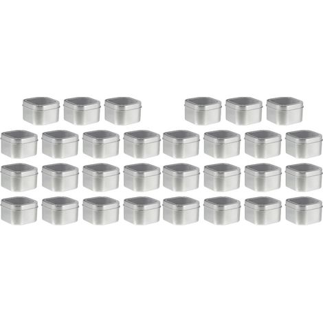 30 Pièces Boite Cadeau Boîtes Pour La Fabrication De Bougies Camions Récipients à Bougies Boîte à Bougie Avec Couvercle Fer Blanc (1/5)