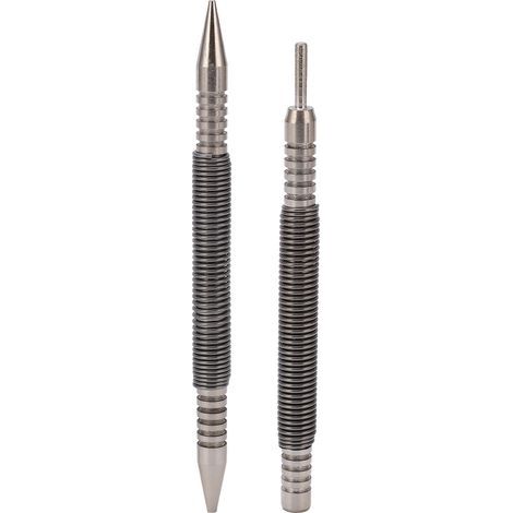 2 pièces Poinçon à Goupille Charnière à Ressort, Acier Carbone 3500PSI, Double Tête pour Clou et Goupille (1/5)