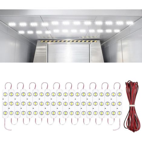 LED Innenraumbeleuchtung 12V mit 5m Kabel, 60 LEDs, Weiß (1/5)