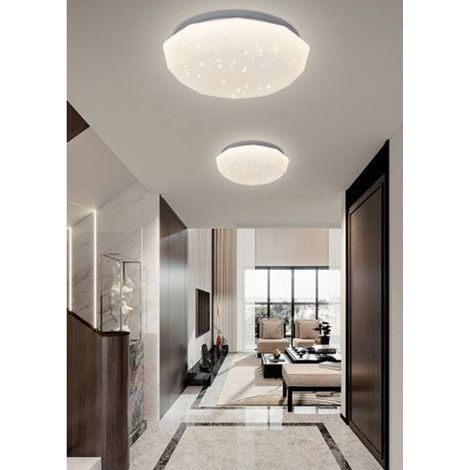 TRADE SHOP - Plafoniera Da Soffitto 18 W Lampadario Lampada Luce Fredda Naturale Calda - -Bianco Naturale -