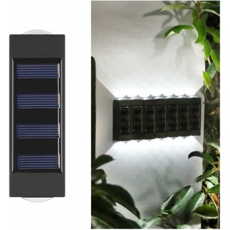 Lampes solaires Ni-MH à 2 LED pour la décoration extérieure de jardin et cour, applique murale-AquaForge (1/5)