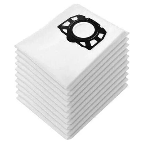 Paquete de 10 bolsas para aspiradoras Karcher WD4 WD5 WD6 MV4 MV5 MV6. (1/4)