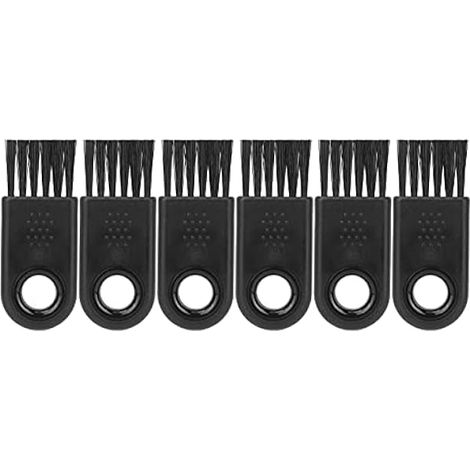 Lot de 6 Brosses de Nettoyage pour Rasoir électrique Brosse de Nettoyage Polyvalente Brosse de Coupe pour Nettoyer la Mousse et la Poussière (1/5)