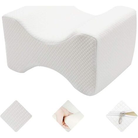 Oreiller De Genou en Mousse à Mémoire De Rebond Lent Lit Enceinte Oreiller De Sommeil Jambe Pince Jambe Oreiller Jambe Coussin Oreiller (1/5)