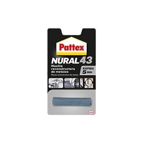 -CAHERSA- PATTEX NURAL 43-MASILLA RECONSTRUCTORA DE METALES 48GR DE HENKEL (1/5)