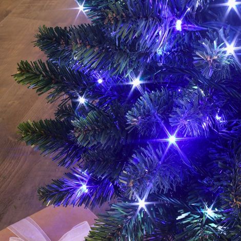 Guirlande lumineuse de Noël LED blanc pur et bleu 16 m 192 LED (1/3)