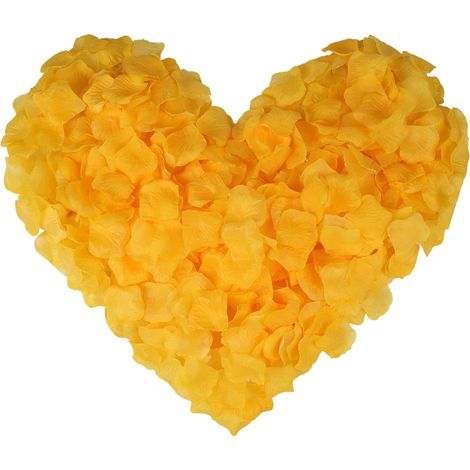 Petales De Rose Artificiels - 100 Unites Par Paquet - Pour Decoration De Mariage Proposition Anniversaire Fete - Rouge Blanc Et Autres Couleurs (1/5)