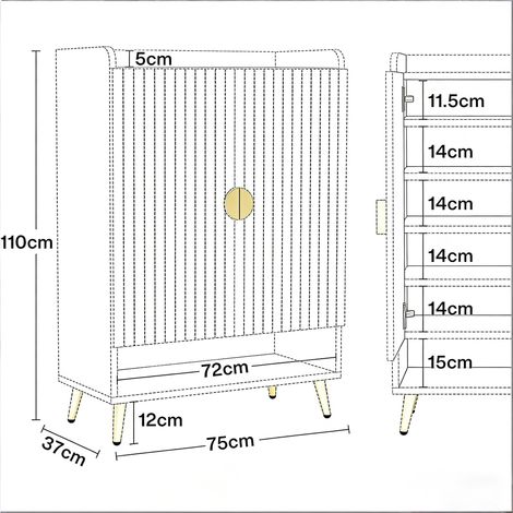 Armoires d’entrée,Armoire à chaussures,Armoire à chaussures en bois (Armoires d’entrée uniquement)