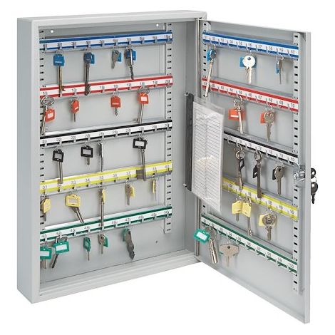 Armoire 150 clés fermeture à clé gris clair - Maxiburo (1/3)