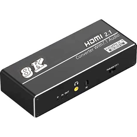 Extracteur/séparateur audio 4K 120 Hz HDR 2.1 vers convertisseur Toslink SPDIF (1/5)