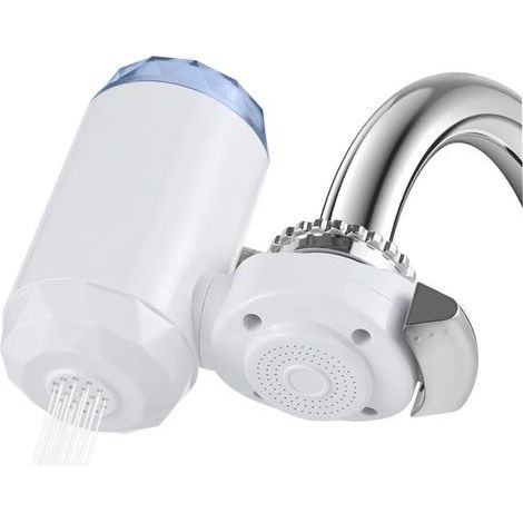 Spülbecken-Wasserfilter, 264 Gallonen Wasserhahn-Wasserfiltersystem für Leitungswasser, reduziert Chlor und schlechten Geschmack, mit 1 Filter (1/4)