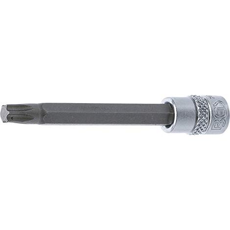 Chiave a bussola  lunghezza 75 mm  6,3 mm (1/4")  profilo a T (per Torx) T35 (1/3)