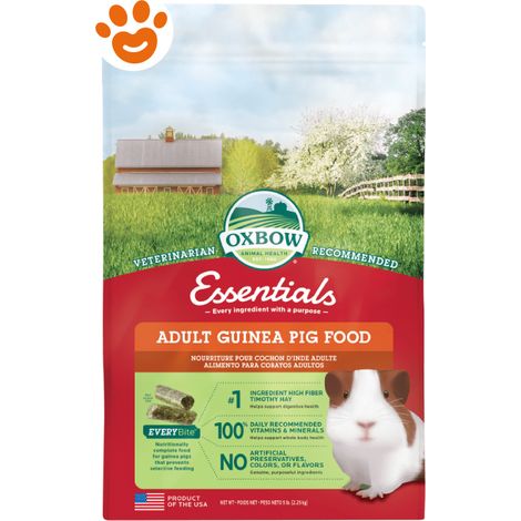 Oxbow Essentials Adult Guinea Pig Food - Sacco 4,5 Kg -