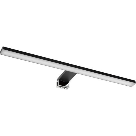 Applique murale LED ESTHER 2, 8 W, 500x14x107 mm, IP44, noir (1/5)
