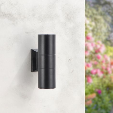Applique de mur Tube Noir IP54 - Ledme - LM6189 (1/5)