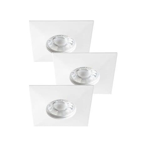 Set 3 faretti bagno LED 4W IP44 bianchi Randy Rabalux