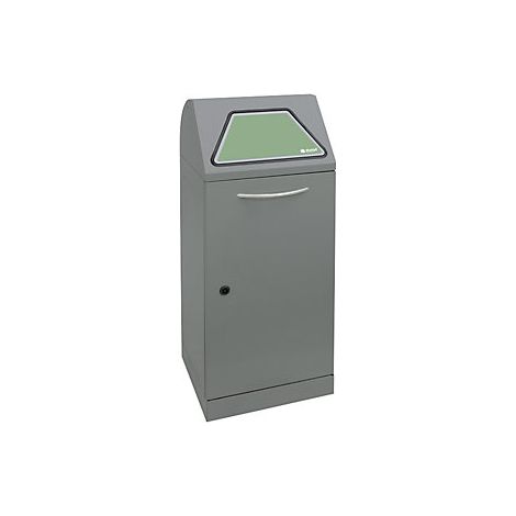 Stumpf Abfalltrennung Modul-Vario 75 graualu-struktur ProSlide-System 75l - 625-075-0-1-100