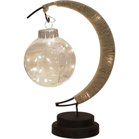 Gedenkgeschenk: LED-Mondlampe (batteriebetrieben) – Trauergeschenk zum Andenken an verstorbene Haustiere – für Zuhause (1/5)