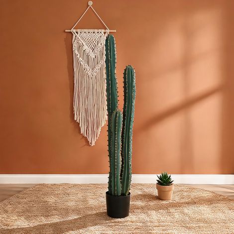 Plante artificielle vert en PE 18 x 18 x 120 cm (1/5)