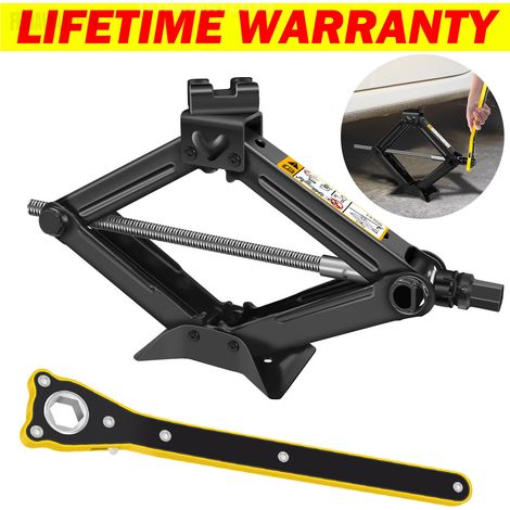 2 Ton Scissor Jack Car Van Wind Up Tyre Lift Garage Home Emergency Tool Repair (1/4)