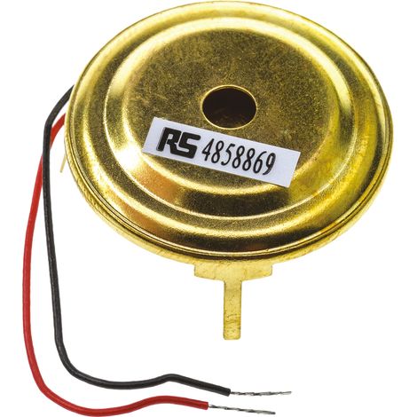 Buzzer piézo RS PRO 85dB Continu, 30V c.c. max, Montage panneau ( Prix pour 1 ) (1/2)