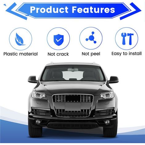 Cubierta para espejo retrovisor/lateral con orificios para Audi Q5 (2010-2018) y Audi Q7 (2010-2015)