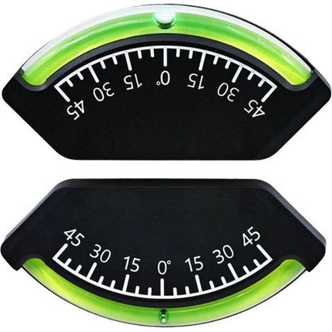 Niveau à bulle pour camping-car (lot de 2), inclinomètre pour voiture, niveau à bulle pour remorque